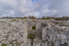 Domus De Janas of Museddu, Cheremule, Sardinia