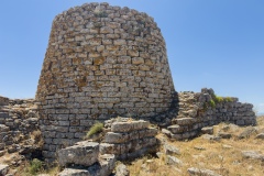 Nuraghe Piscu, Suelli, consists of a truncated cone tower and is one of the most beautiful nuraghi