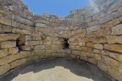 Nuraghe Piscu, Suelli, consists of a truncated cone tower and is one of the most beautiful nuraghi