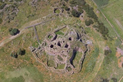 Nuraghe - nuragic complex of seruci in gonnesa in southern sardinia