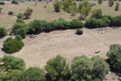 nuraghe and nuragic complex of sa domu beccia in uras in central Sardinia