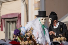 Su componidori leaders of the Sartiglia traditional horse race in the city of Oristano